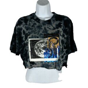 Original Gravity Graphic Tie-Dye Cropped T-Shirt Size S